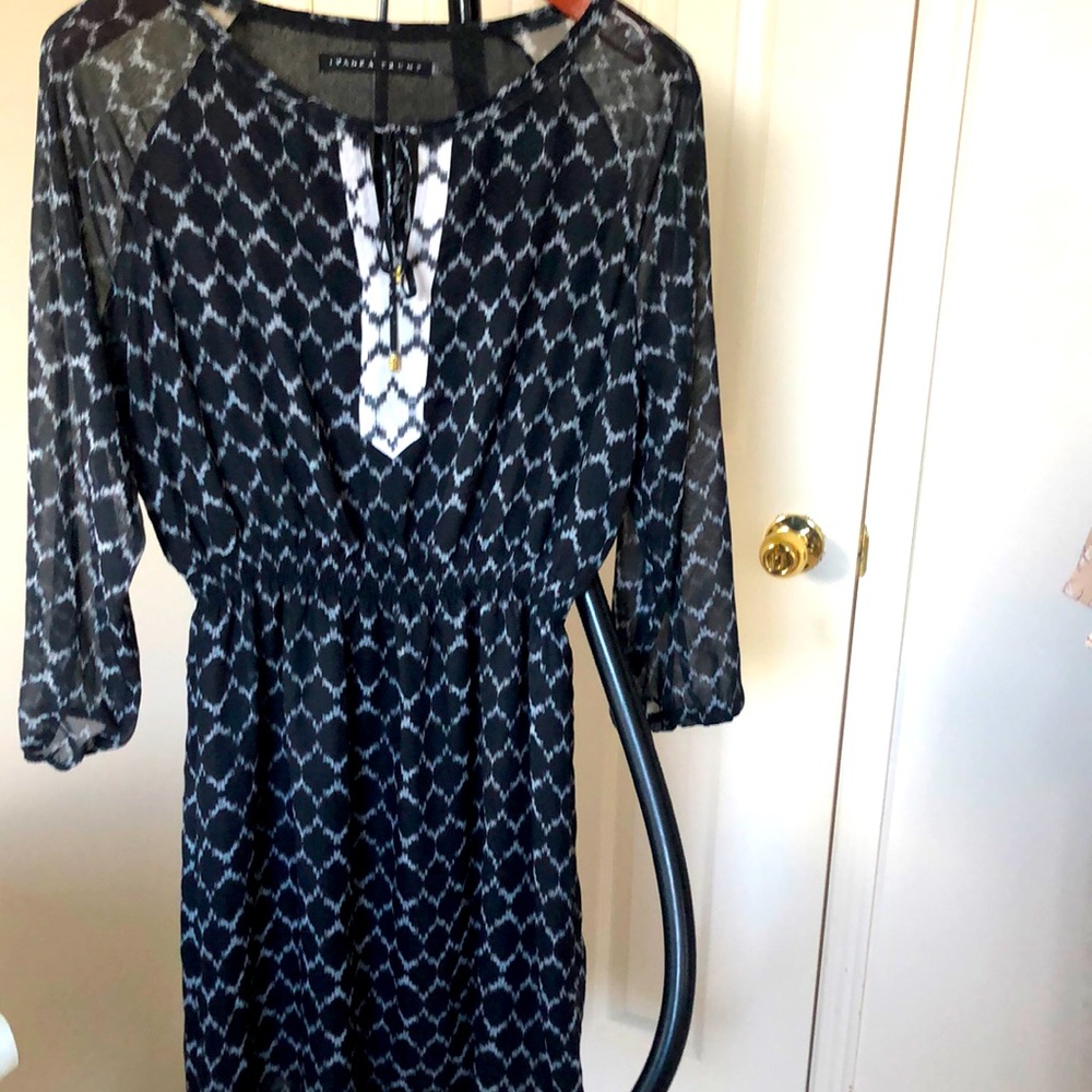 Black and grey light dress